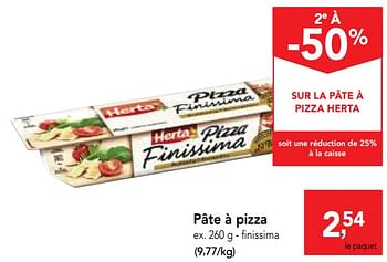Promotions Pâte à pizza - Herta - Valide de 10/10/2018 à 23/10/2018 chez Makro