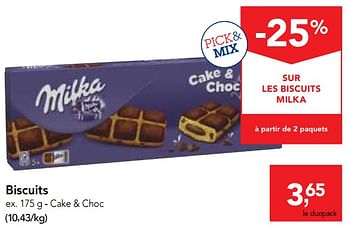 Promoties Biscuits - Milka - Geldig van 10/10/2018 tot 23/10/2018 bij Makro