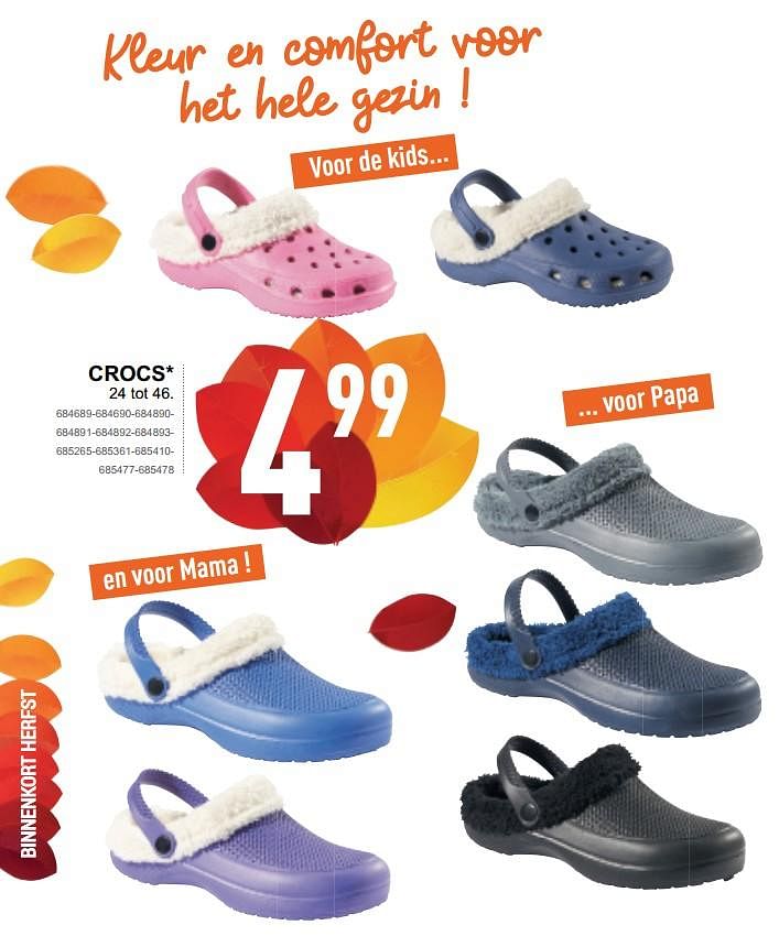 Crocs met 2024 bont lidl