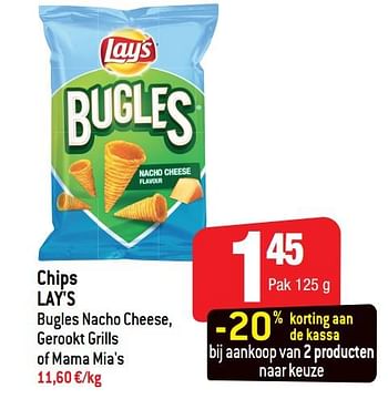 Promoties Chips - Lay's - Geldig van 10/10/2018 tot 16/10/2018 bij Smatch