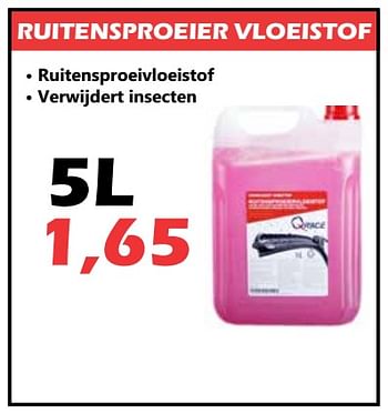 Promotions Ruitensproeier vloeistof - Produit maison - Itek - Valide de 26/09/2018 à 17/10/2018 chez Itek