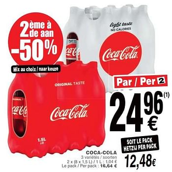 Promotions Coca-cola - Coca Cola - Valide de 09/10/2018 à 15/10/2018 chez Cora