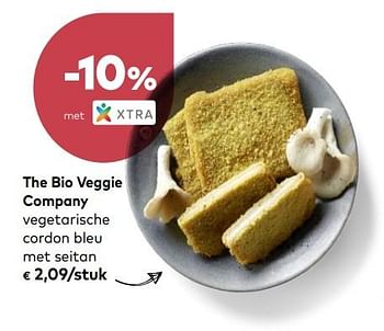 Promoties The bio veggie company vegetarische cordon bleu met seitan - The Bio Veggie Company - Geldig van 03/10/2018 tot 06/11/2018 bij Bioplanet