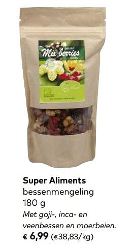 Promoties Super aliments bessenmengeling - Super Aliments - Geldig van 03/10/2018 tot 06/11/2018 bij Bioplanet