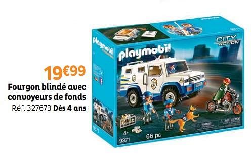 playmobil fourgon blinde