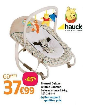 Hauck Transat Deluxe Winnie L Ourson En Promotion Chez Toys R Us