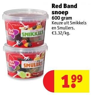Promoties Red band snoep - Red band - Geldig van 09/10/2018 tot 21/10/2018 bij Kruidvat