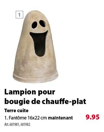 Promotions Lampion pour bougie de chauffe-plat - Produit maison - Gamma - Valide de 10/10/2018 à 22/10/2018 chez Gamma