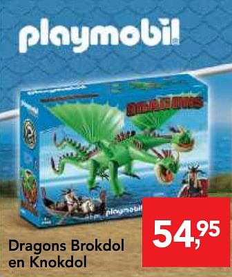 Promotions Dragons brokdol en knokdol - Playmobil - Valide de 10/10/2018 à 08/12/2018 chez Makro