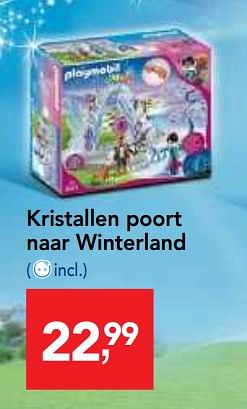 Promoties Kristallen poort naar winterland - Playmobil - Geldig van 10/10/2018 tot 08/12/2018 bij Makro