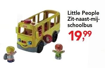 Promoties Little people zit-naast-mij- schoolbus - Fisher-Price - Geldig van 10/10/2018 tot 08/12/2018 bij Makro