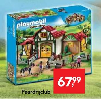 Promoties Paardrijclub - Playmobil - Geldig van 10/10/2018 tot 08/12/2018 bij Makro
