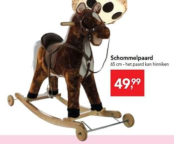 Promoties Schommelpaard - Huismerk - Makro - Geldig van 10/10/2018 tot 08/12/2018 bij Makro