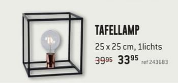 Promoties Tafellamp - Huismerk - Free Time - Geldig van 01/10/2018 tot 21/10/2018 bij Freetime