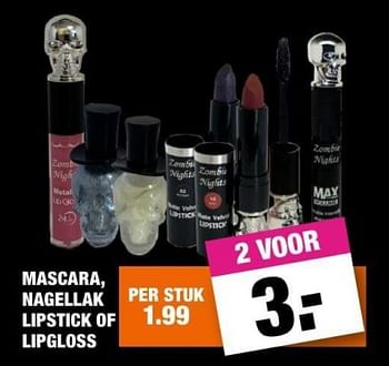 Promotions Mascara, nagellak lipstick of lipgloss - Lipgloss - Valide de 08/10/2018 à 21/10/2018 chez Big Bazar