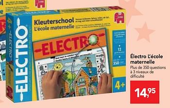 Promoties Électro l`école maternelle - Jumbo - Geldig van 10/10/2018 tot 08/12/2018 bij Makro
