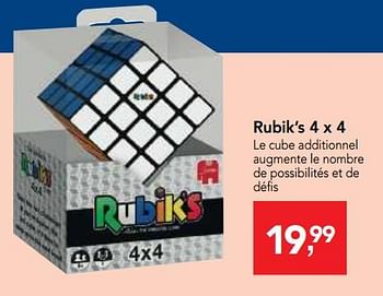 Promotions Rubik`s 4 x 4 - Jumbo - Valide de 10/10/2018 à 08/12/2018 chez Makro