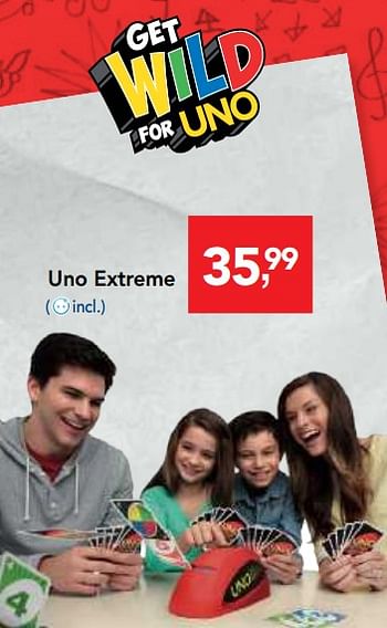 Promoties Uno extreme - Mattel - Geldig van 10/10/2018 tot 08/12/2018 bij Makro