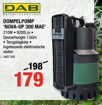 Promoties Dompelpomp nova-up 300 mae - Dab - Geldig van 04/10/2018 tot 21/10/2018 bij HandyHome