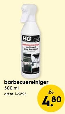 Promoties Barbecuereiniger - HG - Geldig van 10/10/2018 tot 16/10/2018 bij Blokker