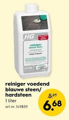 Promoties Reiniger voedend blauwe steen- hardsteen - HG - Geldig van 10/10/2018 tot 16/10/2018 bij Blokker