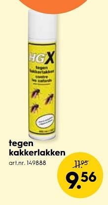 Promoties Tegen kakkerlakken - HG - Geldig van 10/10/2018 tot 16/10/2018 bij Blokker