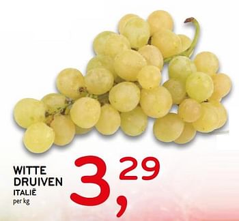 Promoties Witte druiven - Huismerk - C&B - Geldig van 10/10/2018 tot 16/10/2018 bij C&B