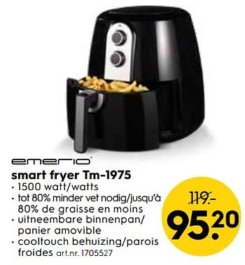 Promoties Tomado smart fryer tm-1975 - Tomado - Geldig van 10/10/2018 tot 16/10/2018 bij Blokker