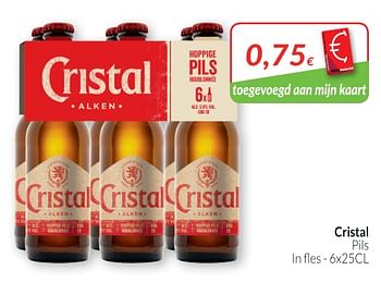 Promoties Cristal pils - Cristal - Geldig van 01/10/2018 tot 31/10/2018 bij Intermarche
