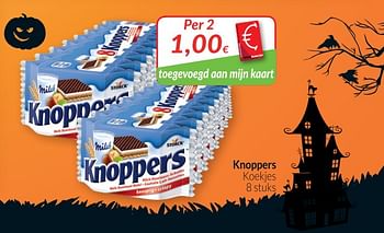 Promotions Knoppers koekjes - Knoppers - Valide de 01/10/2018 à 31/10/2018 chez Intermarche