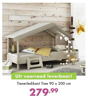 Promoties Tienerledikant tree - Huismerk - Baby & Tiener Megastore - Geldig van 03/10/2018 tot 24/10/2018 bij Baby & Tiener Megastore