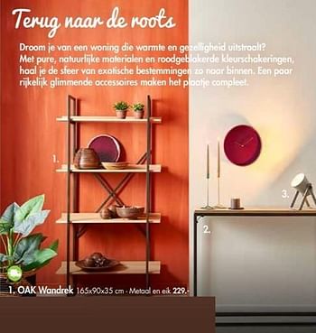 Promoties Oak wandrek - Huismerk - Casa - Geldig van 01/10/2018 tot 28/10/2018 bij Casa