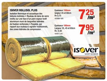 Promoties Isover rollisol plus - Isover - Geldig van 04/10/2018 tot 21/10/2018 bij HandyHome