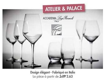 Promotions Design élégant - fabriqué en ltalie - Accademia - Valide de 01/10/2018 à 28/10/2018 chez Casa