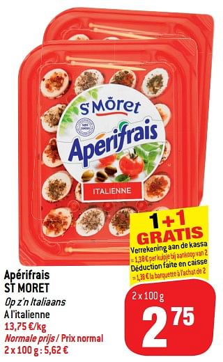 Promoties Apérifrais - St Môret  - Geldig van 17/10/2018 tot 23/10/2018 bij Match