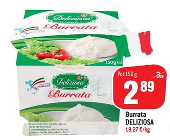 Promoties Burrata - Deliziosa - Geldig van 17/10/2018 tot 23/10/2018 bij Match