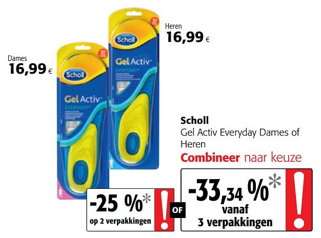 Scholl 2025 inlegzolen colruyt