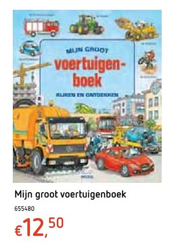 Promoties Mijn groot voertuigenboek - Huismerk - Dreamland - Geldig van 18/10/2018 tot 06/12/2018 bij Dreamland
