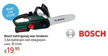 Promoties Bosch kettingzaag voor kinderen - Theo Klein - Geldig van 18/10/2018 tot 06/12/2018 bij Dreamland
