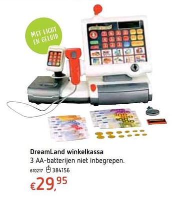 Promoties Dreamland winkelkassa - Huismerk - Dreamland - Geldig van 18/10/2018 tot 06/12/2018 bij Dreamland