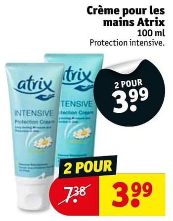 Promoties Crème pour les mains atrix - Atrix - Geldig van 09/10/2018 tot 21/10/2018 bij Kruidvat