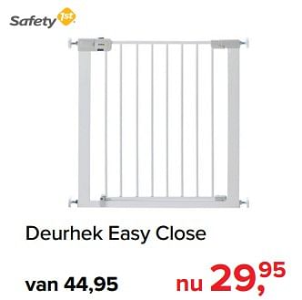 Promotions Deurhek easy close - Safety 1st - Valide de 01/10/2018 à 28/10/2018 chez Baby-Dump