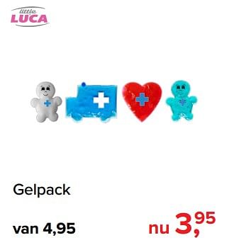 Promoties Gelpack - Little Luca - Geldig van 01/10/2018 tot 28/10/2018 bij Baby-Dump