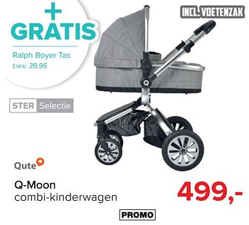 Promoties Q-moon combi-kinderwagen - Qute  - Geldig van 01/10/2018 tot 28/10/2018 bij Baby-Dump