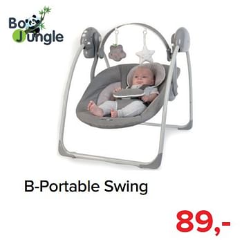 Promoties B-portable swing - Bo Jungle - Geldig van 01/10/2018 tot 28/10/2018 bij Baby-Dump