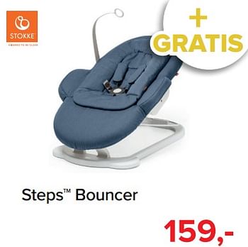 Promoties Steps bouncer - Stokke - Geldig van 01/10/2018 tot 28/10/2018 bij Baby-Dump