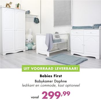 Promoties Bebies first babykamer daphne - bebiesfirst - Geldig van 07/10/2018 tot 27/10/2018 bij Baby & Tiener Megastore