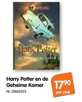 Promoties Harry potter en de geheime kamer - Huismerk - Fun - Geldig van 26/09/2018 tot 31/10/2018 bij Fun