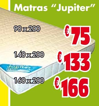 Promoties Matras jupiter - Huismerk - Budgetmeubelen - Geldig van 01/10/2018 tot 31/10/2018 bij Budget Meubelen