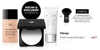 Promoties Filorga flash-nude [powder] - Filorga - Geldig van 01/10/2018 tot 31/10/2018 bij ICI PARIS XL
